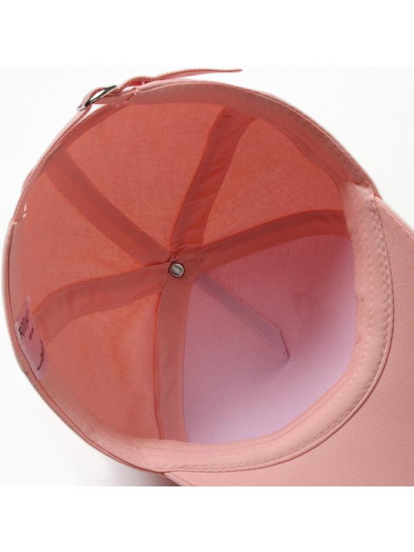 Бейсболка для девочки, цвет розовый, размер 54