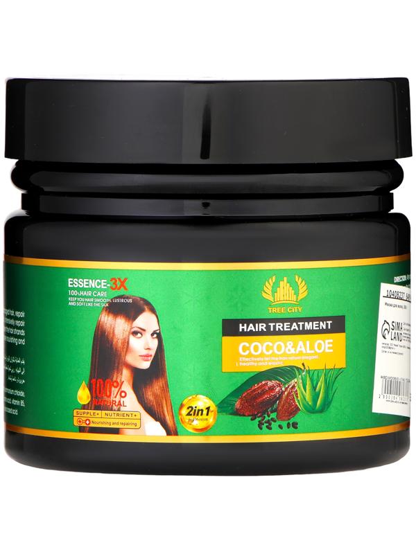 Маска для волос, питание и увлажнение , с экстрактом кокоса и алоэ, 550 г