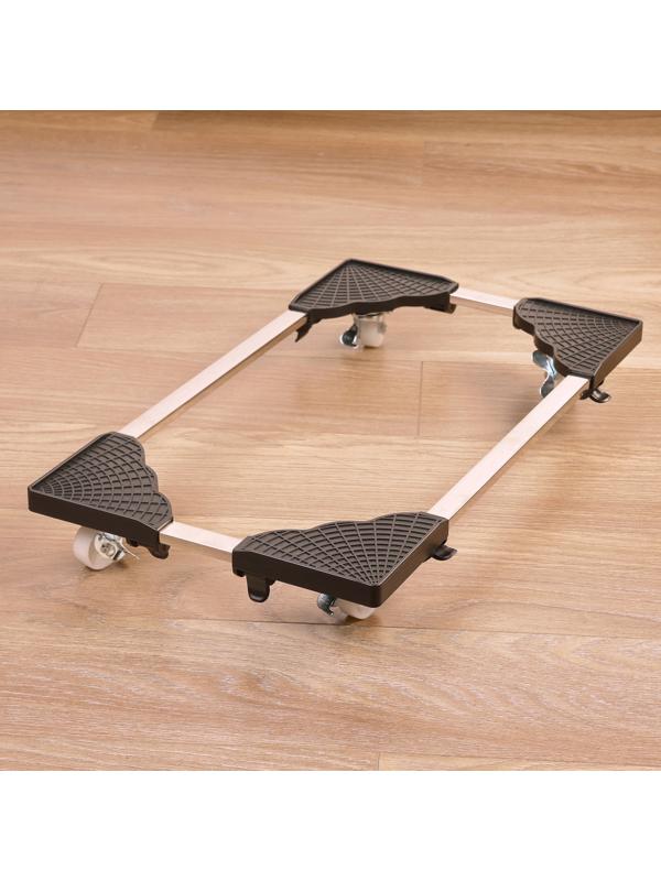 Подставка под системный блок на колёсах, универсальная, 22/34 - 42/53 см, металл, пластик