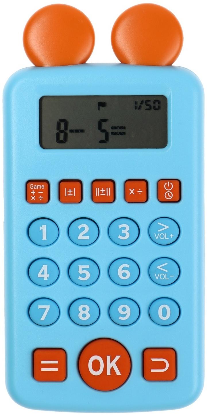 Интерактивный калькулятор детский Windigo, для изучения счёта, голубой