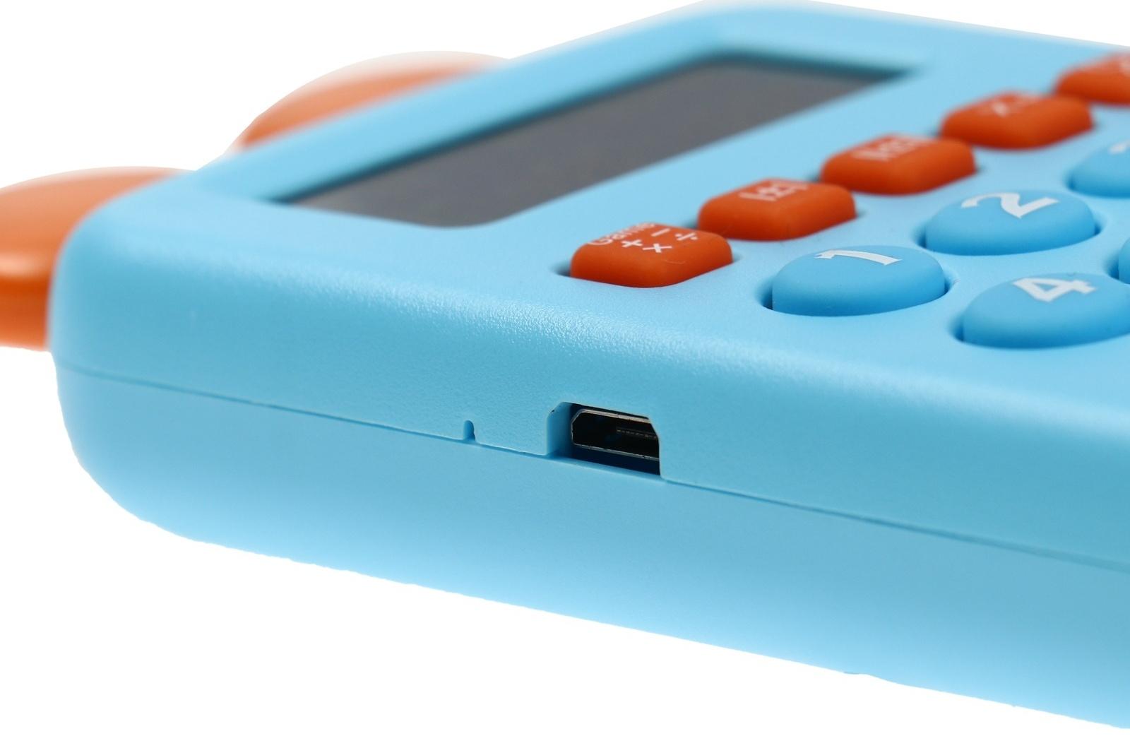 Интерактивный калькулятор детский Windigo, для изучения счёта, голубой