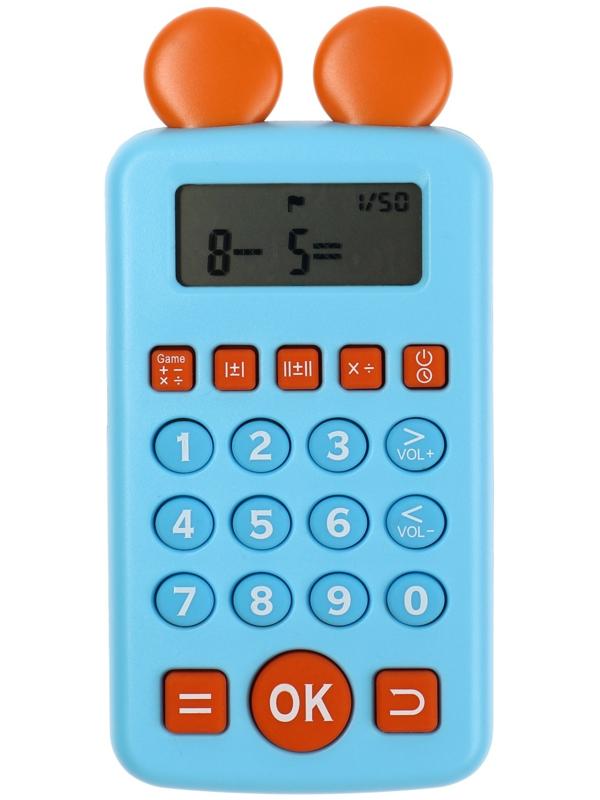 Интерактивный калькулятор детский Windigo, для изучения счёта, голубой
