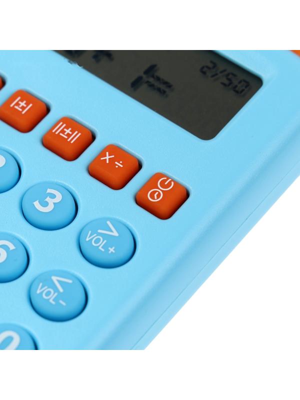 Интерактивный калькулятор детский Windigo, для изучения счёта, голубой