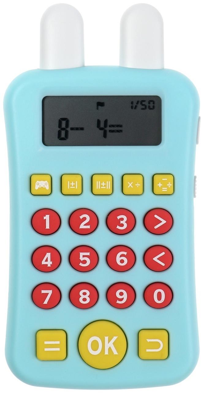 Интерактивный калькулятор детский Windigo, для изучения счёта, голубой