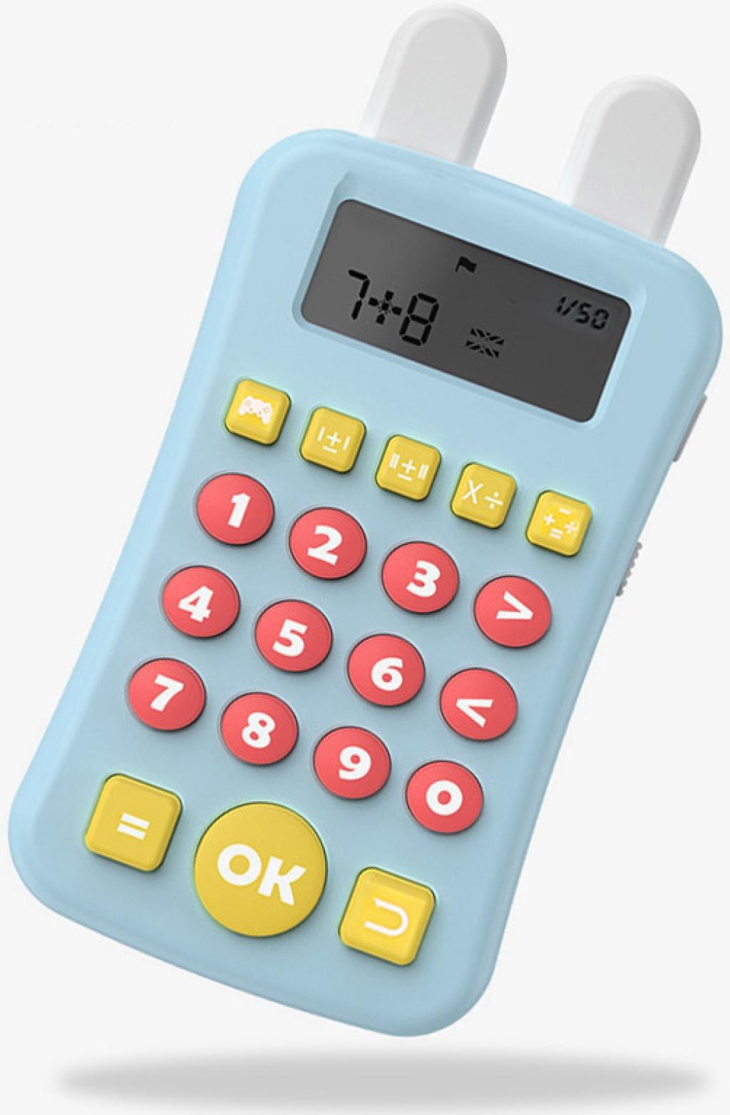 Интерактивный калькулятор детский Windigo, для изучения счёта, голубой