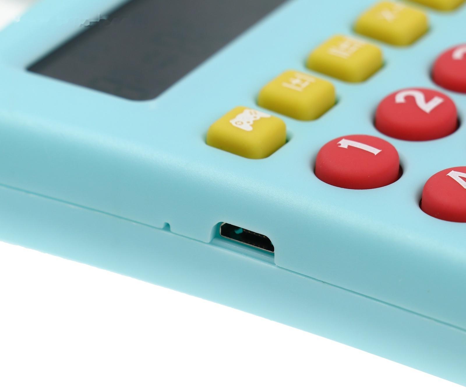 Интерактивный калькулятор детский Windigo, для изучения счёта, голубой