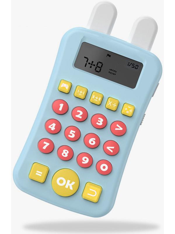 Интерактивный калькулятор детский Windigo, для изучения счёта, голубой