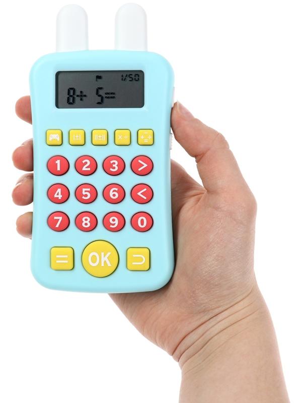 Интерактивный калькулятор детский Windigo, для изучения счёта, голубой