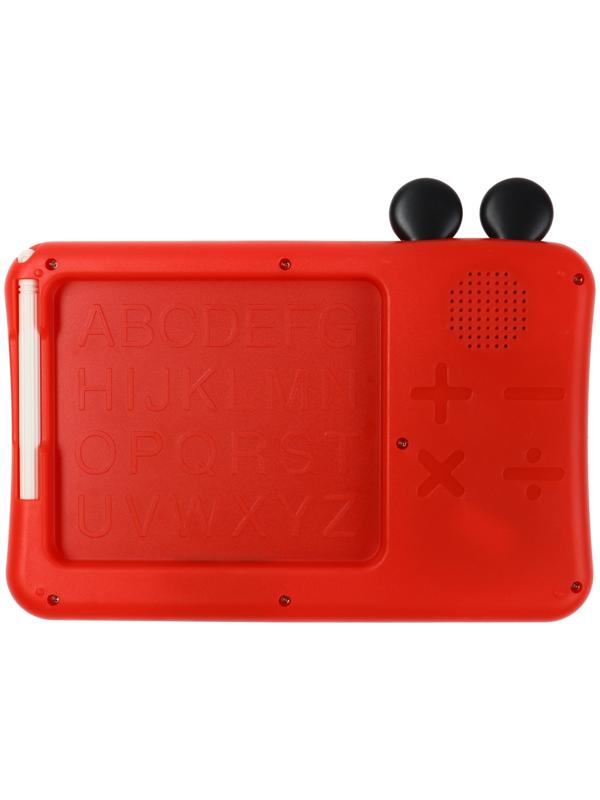 Интерактивный калькулятор детский Windigo, для изучения счёта + графический планшет, красный