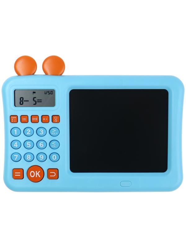 Интерактивный калькулятор детский Windigo, для изучения счёта + графический планшет, голубой