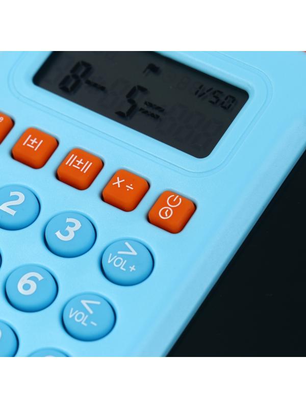 Интерактивный калькулятор детский Windigo, для изучения счёта + графический планшет, голубой