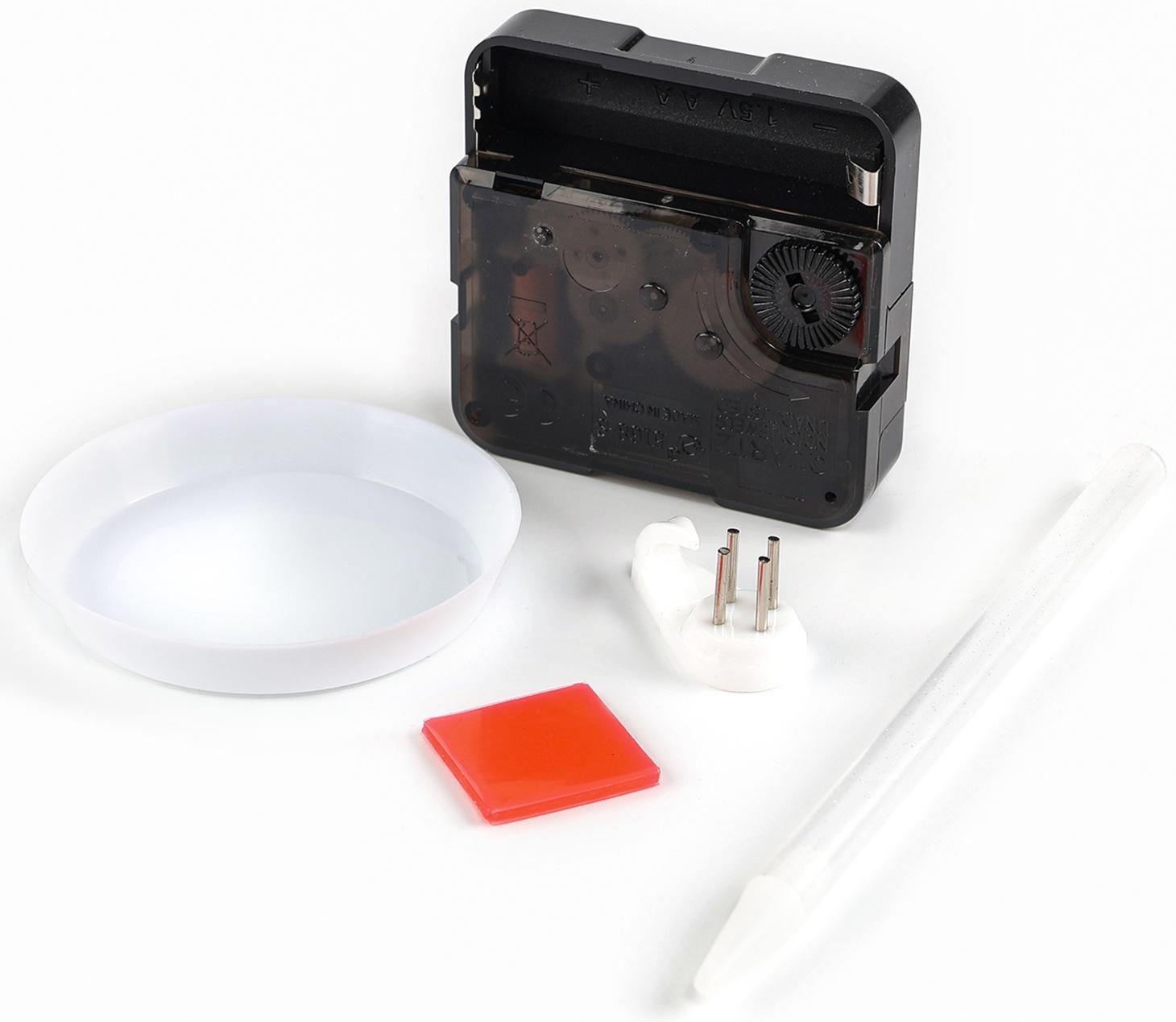 Алмазная мозаика для детей с частичным заполнением на часах «Единорожки», 20 х 20 см