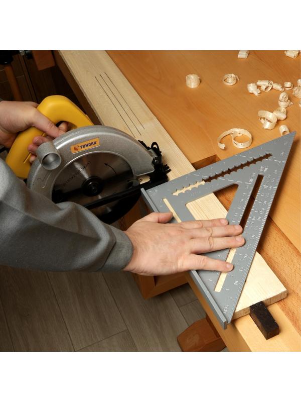 Универсальный кровельный угольник ТУНДРА, алюминий, 300 мм