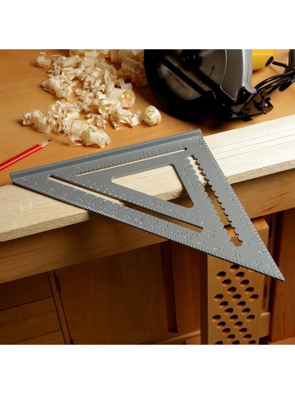 Универсальный кровельный угольник ТУНДРА, алюминий, 300 мм