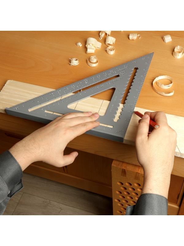 Универсальный кровельный угольник ТУНДРА, алюминий, 300 мм