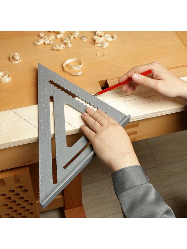 Универсальный кровельный угольник ТУНДРА, алюминий, 300 мм