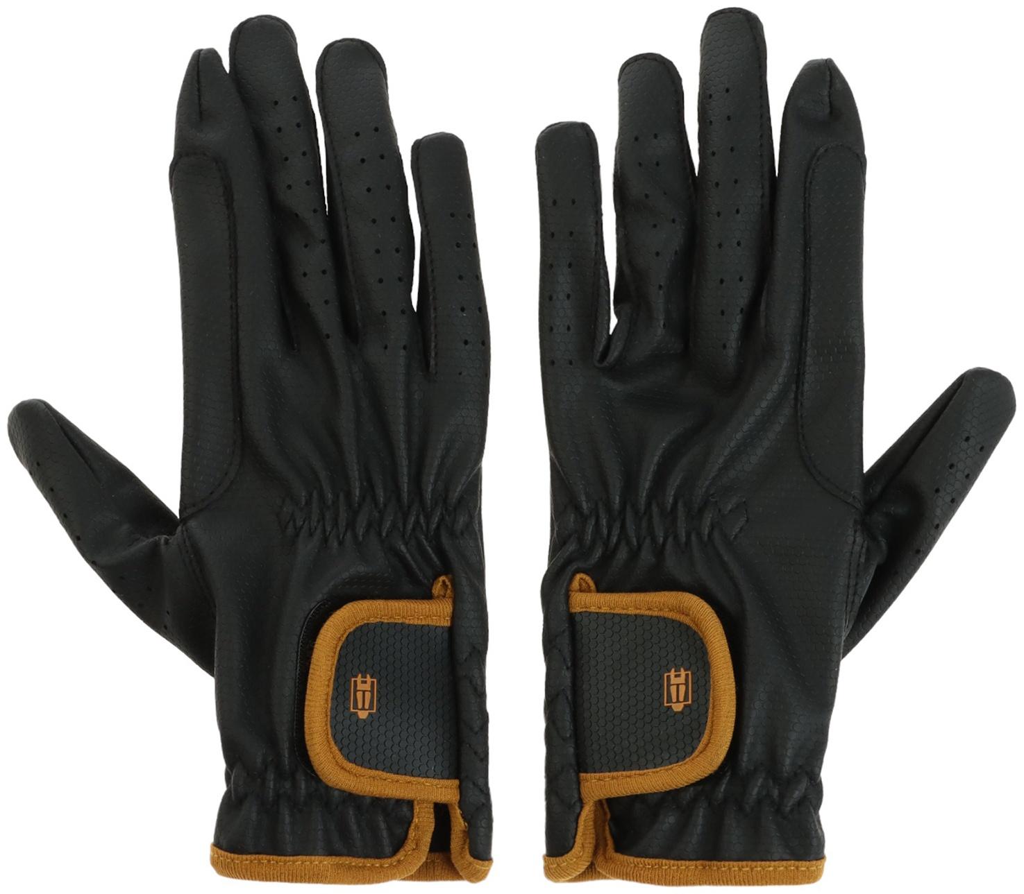 Перчатки для верховой езды Taya equestrianism, размер 12-14 детский, черный ВЕ TG4-Black