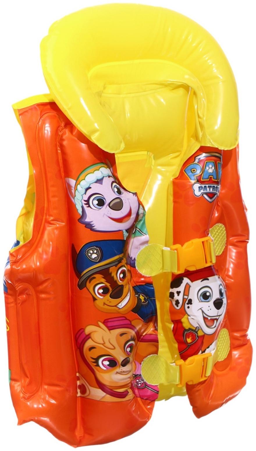 Жилет надувной Щенячий патруль, для плавания, детский, жёлтый