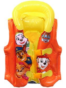 Жилет надувной Щенячий патруль, для плавания, детский, жёлтый