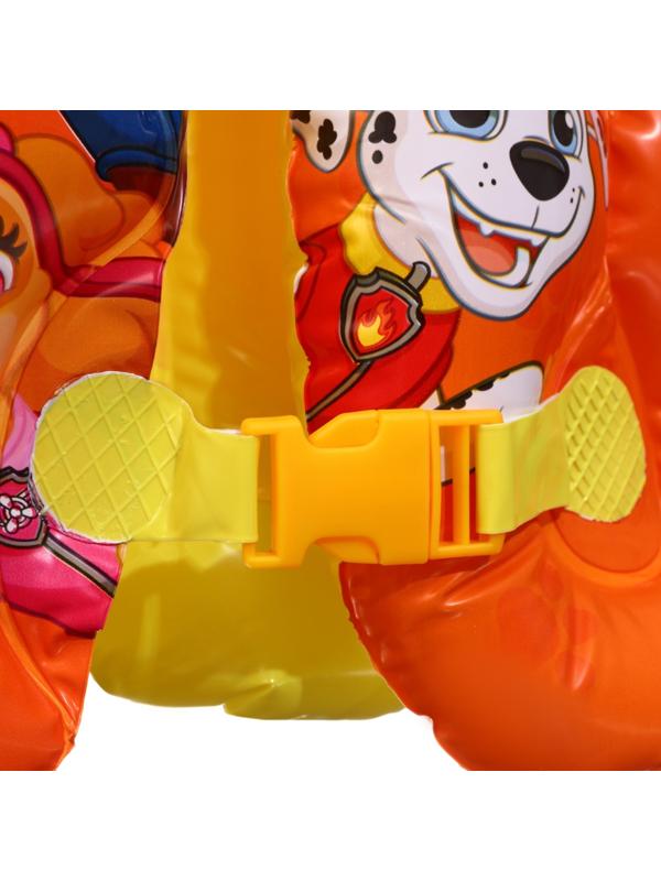 Жилет надувной Щенячий патруль, для плавания, детский, жёлтый