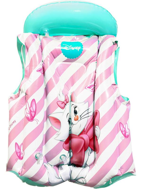 Жилет надувной «Кошечка Мари», для плавания, детский, цвет розовый