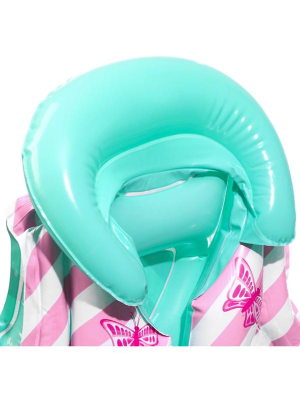 Жилет надувной «Кошечка Мари», для плавания, детский, цвет розовый