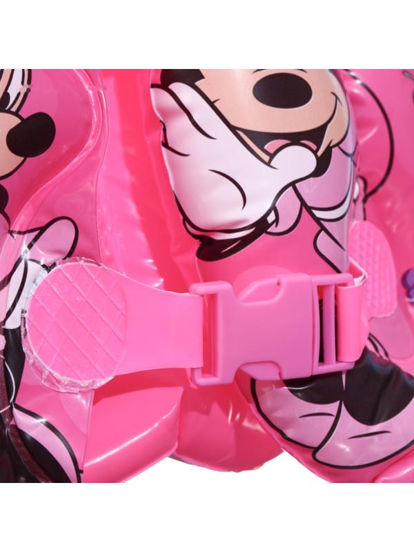 Жилет надувной «Минни Маус», для плавания, детский, цвет розовый