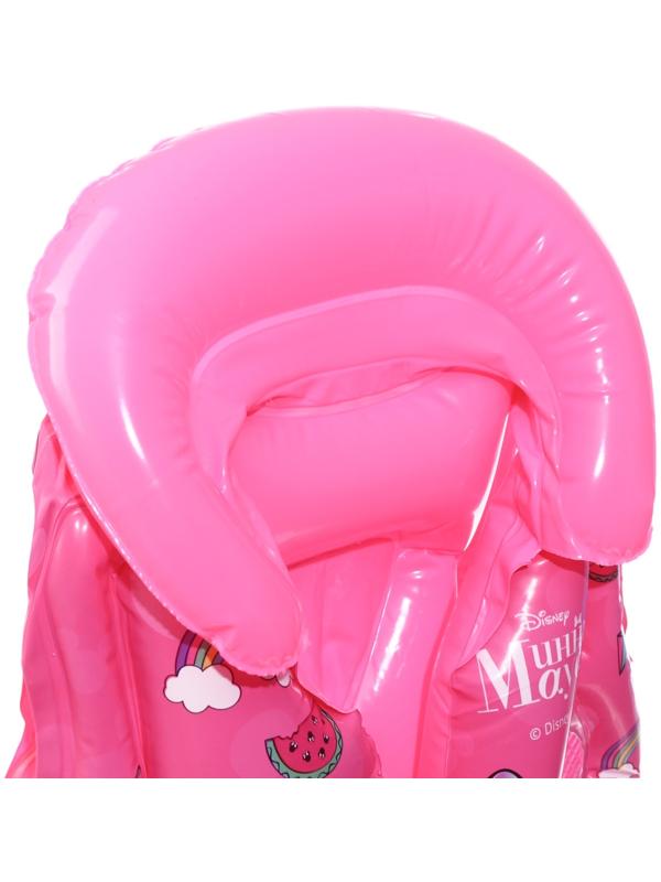 Жилет надувной «Минни Маус», для плавания, детский, цвет розовый