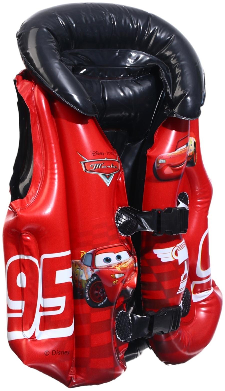 Жилет надувной «Тачки», для плавания, детский, цвет красный