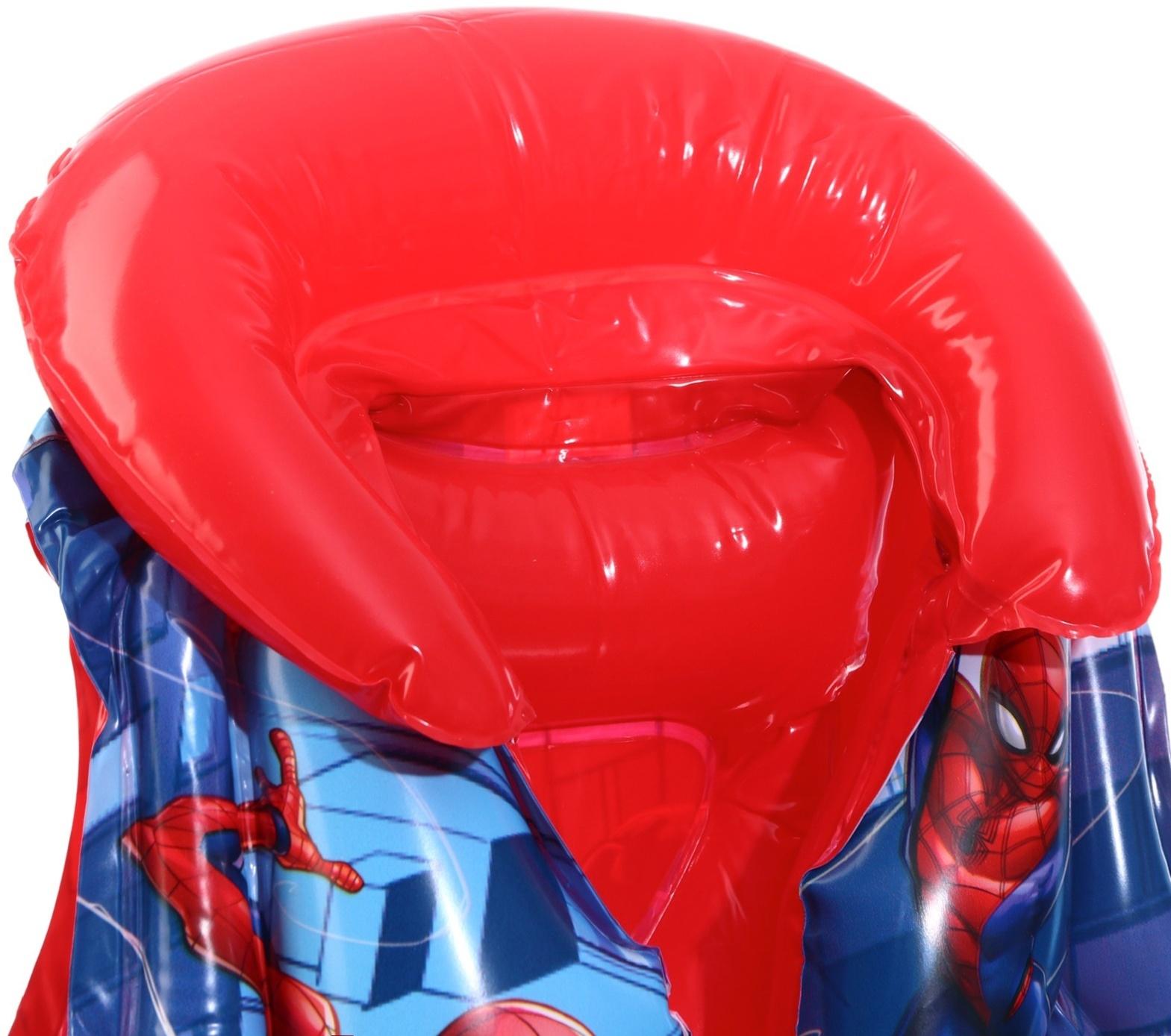 Жилет надувной «Человек Паук», для плавания, детский, цвет синий