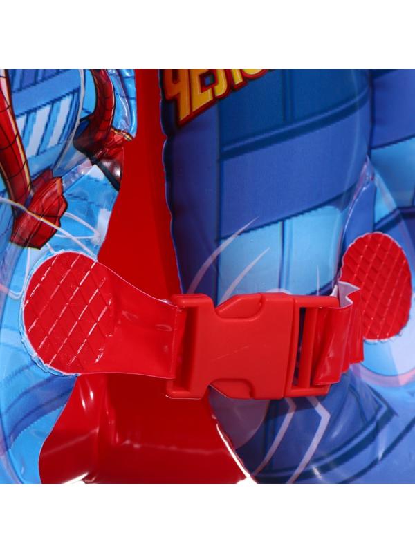 Жилет надувной «Человек Паук», для плавания, детский, цвет синий