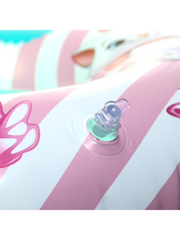 Круг надувной «Кошечка Мари», для плавания, 55 см., детский, цвет розовый