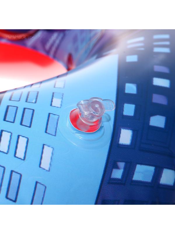 Круг надувной «Человек Паук», для плавания 55 см., детский, цвет синий