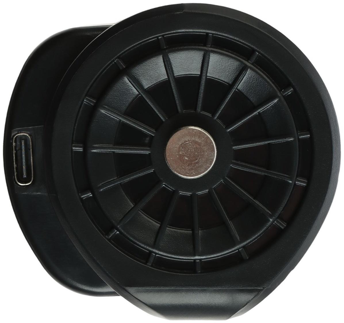 Вентилятор в салон автомобиля, на подголовник, 12 В, USB 2 м, пластик