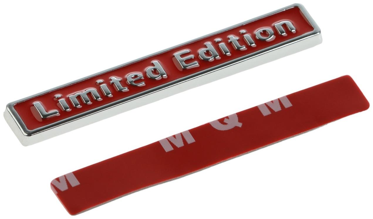 Наклейка Limited Edition TORSO, металлическая, 6,5×1 см, красная