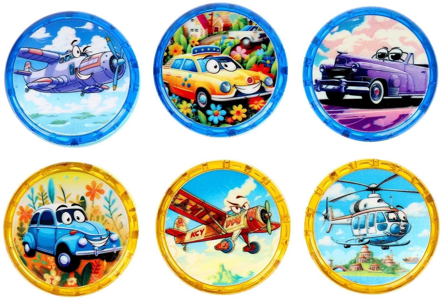 Йо-йо «Транспорт», световые эффекты, МИКС