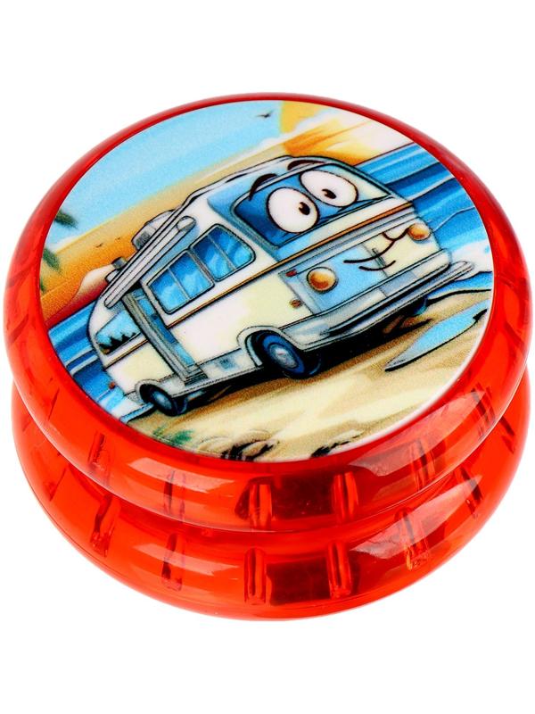 Йо-йо «Транспорт», световые эффекты, МИКС