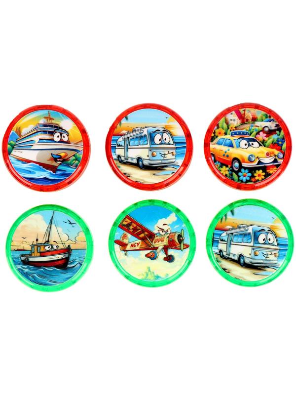 Йо-йо «Транспорт», световые эффекты, МИКС