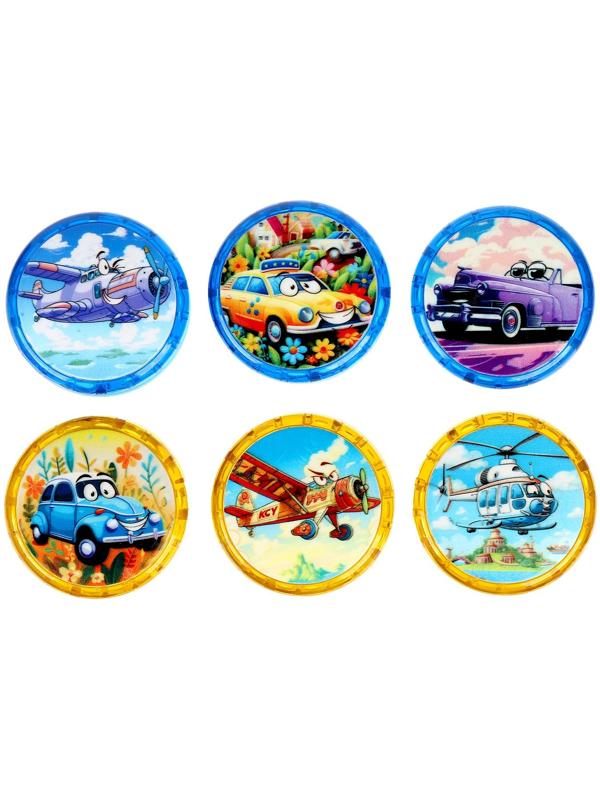 Йо-йо «Транспорт», световые эффекты, МИКС