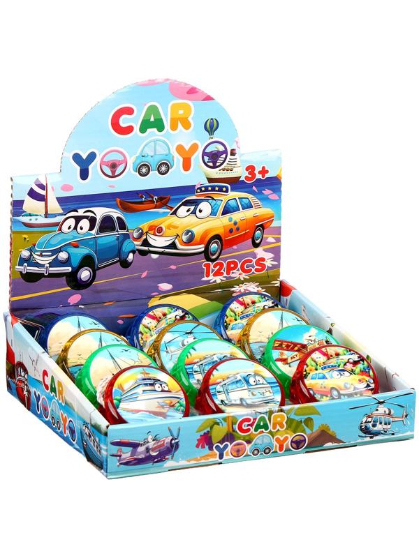 Йо-йо «Транспорт», световые эффекты, МИКС