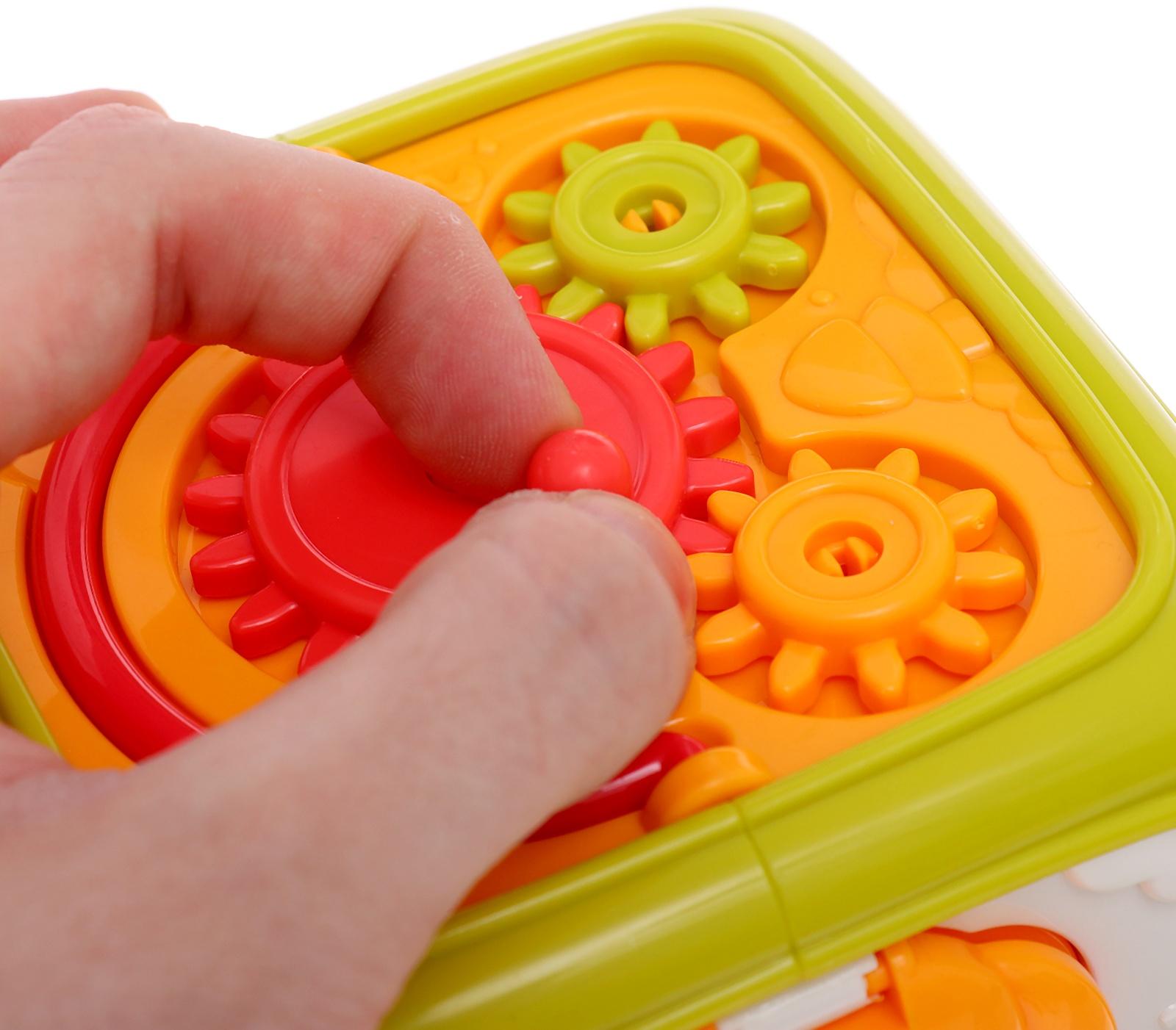 Развивающая игрушка «Умный кубик», 3 в 1: ионика, сортер, бизикуб, звук