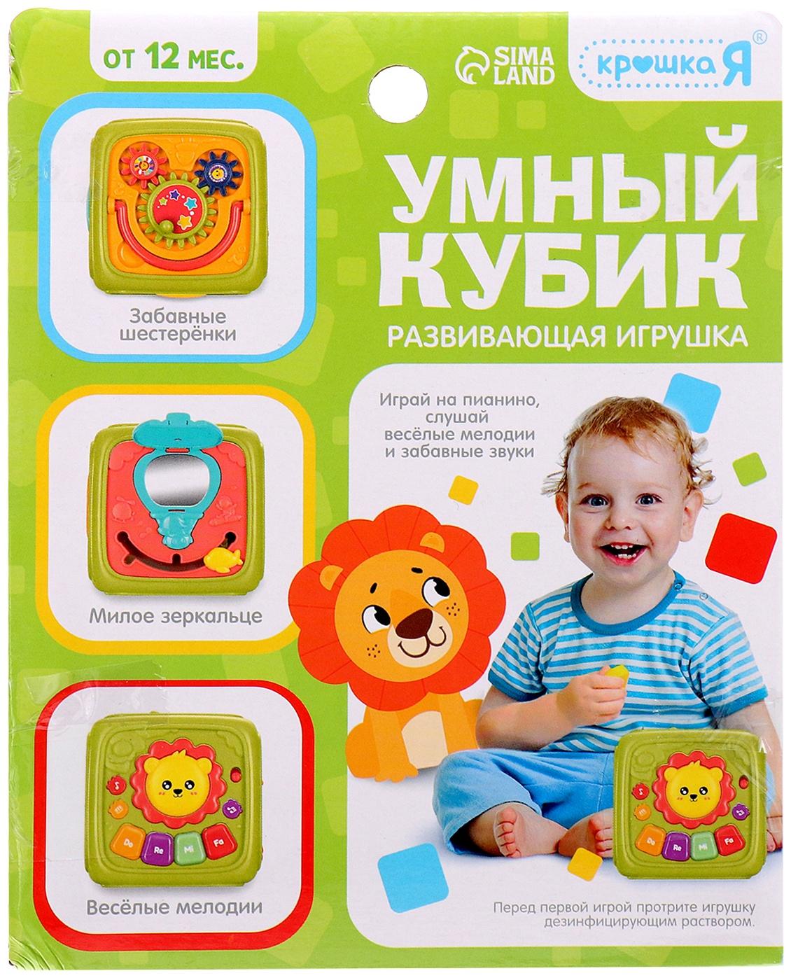 Развивающая игрушка «Умный кубик», 3 в 1: ионика, сортер, бизикуб, звук