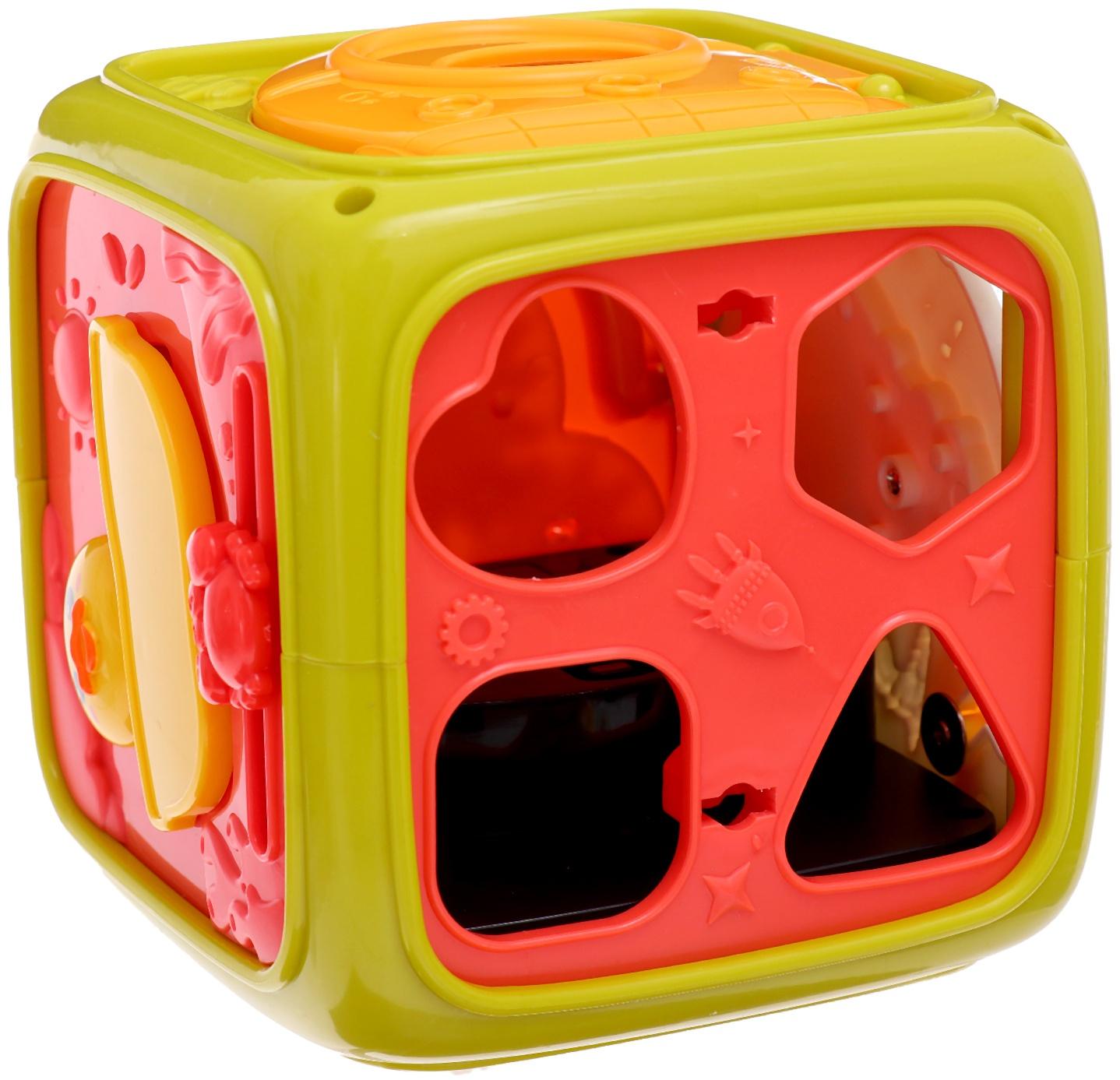 Развивающая игрушка «Умный кубик», 3 в 1: ионика, сортер, бизикуб, звук