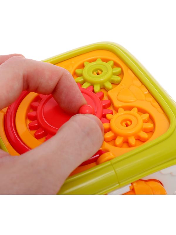 Развивающая игрушка «Умный кубик», 3 в 1: ионика, сортер, бизикуб, звук