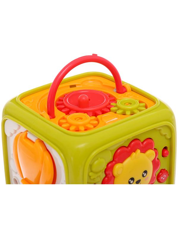 Развивающая игрушка «Умный кубик», 3 в 1: ионика, сортер, бизикуб, звук