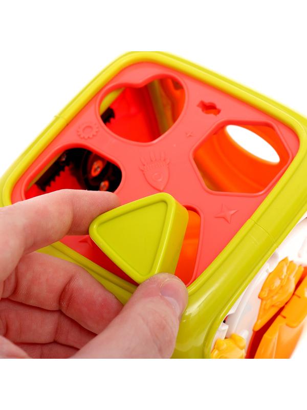 Развивающая игрушка «Умный кубик», 3 в 1: ионика, сортер, бизикуб, звук