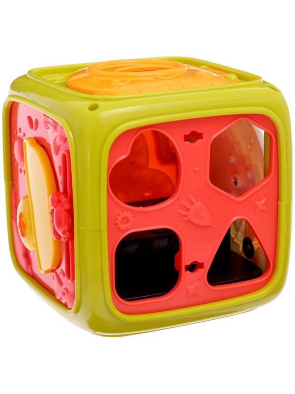 Развивающая игрушка «Умный кубик», 3 в 1: ионика, сортер, бизикуб, звук