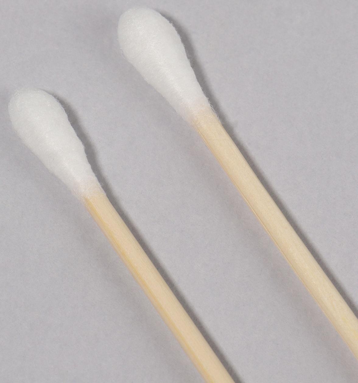 Ватные палочки на деревянной основе, биоразлагаемые, 7 см, 48 шт