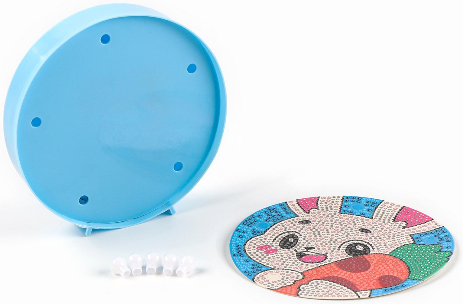 Ночник своими руками. Алмазная мозаика для детей на ночнике «Зайка», 15×15 см, набор для творчества