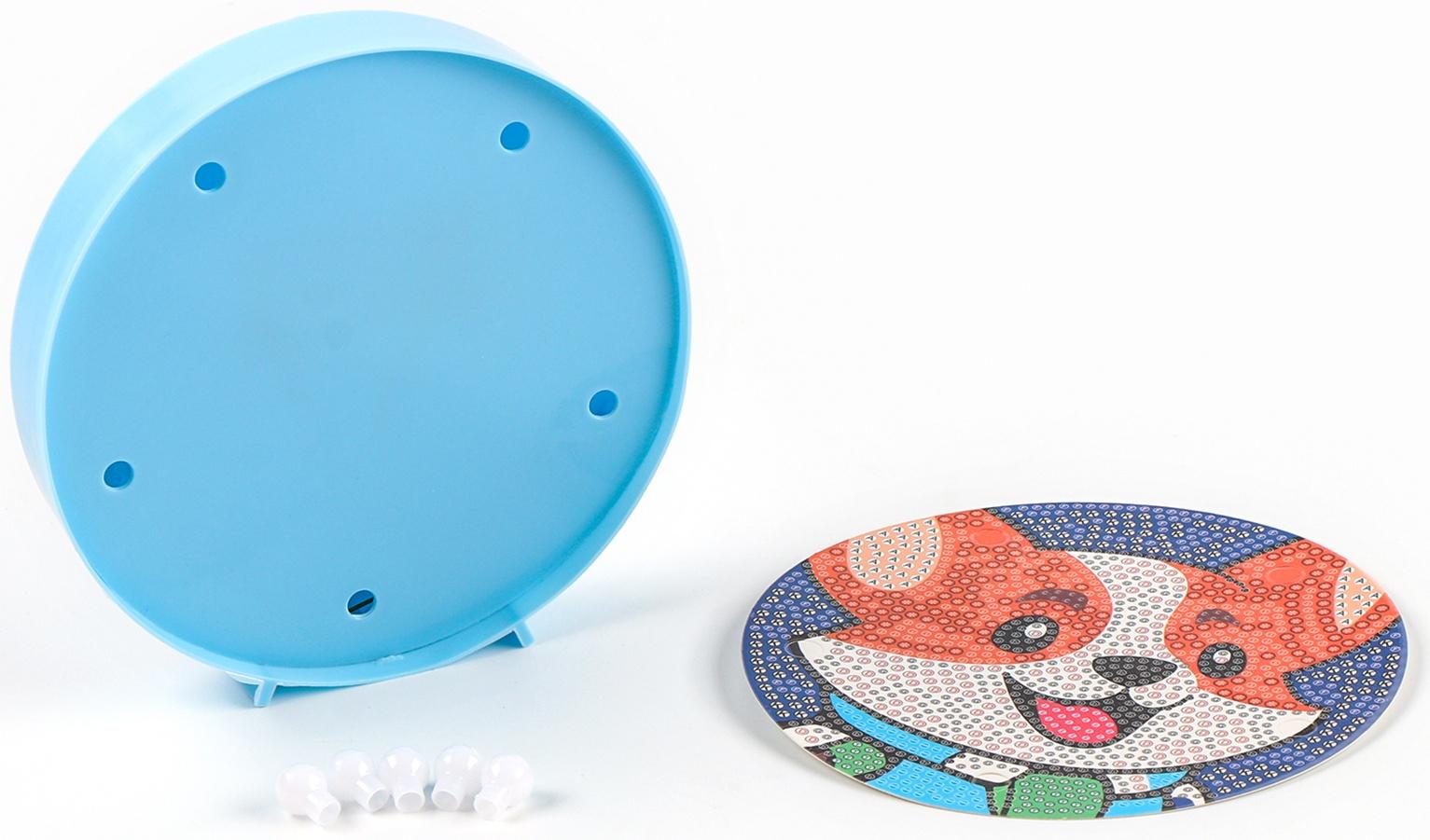 Ночник своими руками. Алмазная мозаика для детей на ночнике «Корги», 15×15 см, набор для творчества